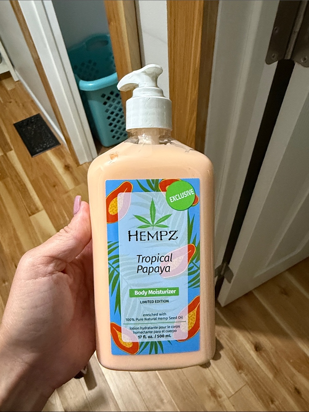 Hempz Tropical Papaya Body Moisturizer - Peach & White Pump BRAND NEW